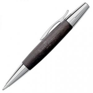 Faber-Castell E-motion Ballpoint Pen Black Pearwood