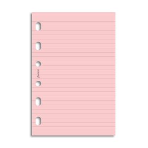 Filofax Pocket - Ruled Notepaper - Pink