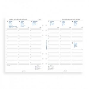 Filofax A5 - Week On Two Pages - Column/Appts - 2023