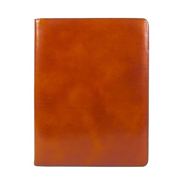 Bosca Old Leather Classic 8 1/2 X 11 Writing Pad Cover - Amber