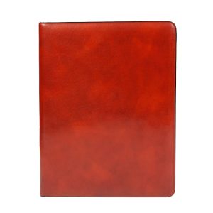 Bosca Old Leather Classic All Leather Pad Cover 8.5 X 11 - Cognac