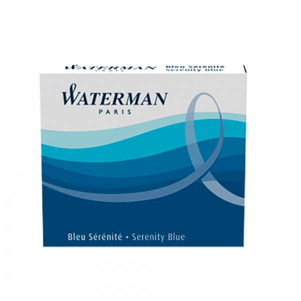 Waterman Long International Cartridge Serenity Blue