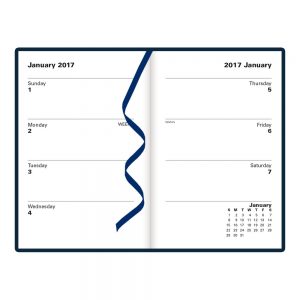 Letts 32EBK Classic Mini Week to View Pocket Diary 2021