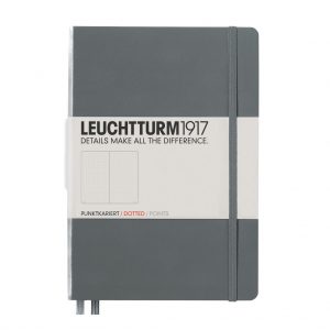 Leuchtturm 1917 Medium A5 Dot grid Notebook - Anthracite