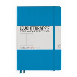 Leuchtturm 1917 Medium A5 Dot Grid Notebook - Azure