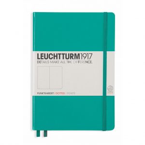 Leuchtturm 1917 Medium A5 Dot Grid Notebook - Emerald