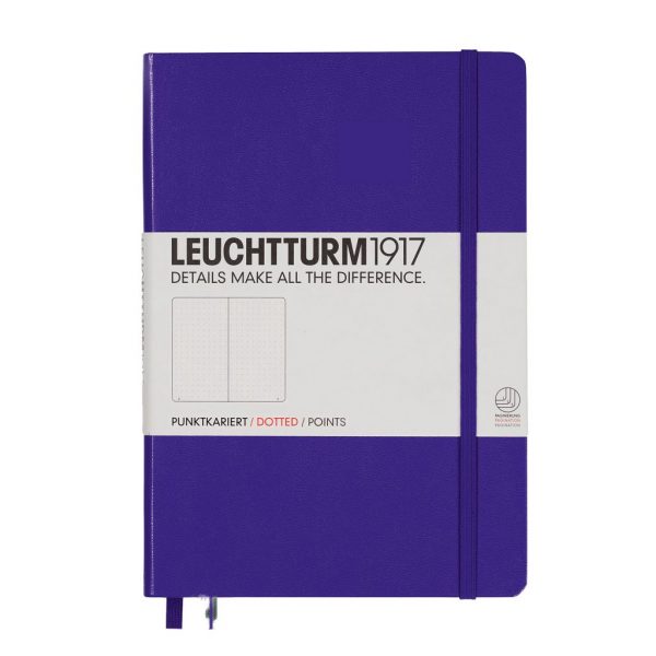Leuchtturm 1917 Medium A5 Dot Grid Notebook - Purple