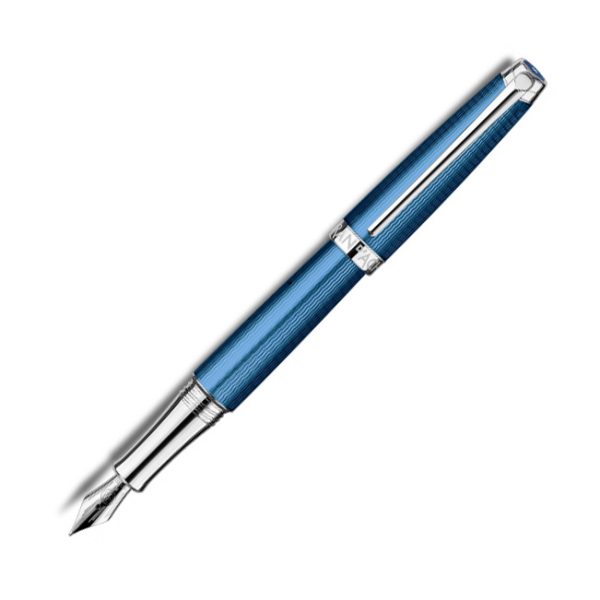 Caran D'Ache Leman Grand Bleu Fountain Pen