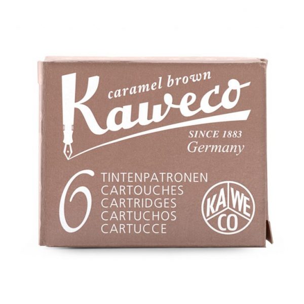 Kaweco Ink Cartridges 6 pk - Caramel Brown