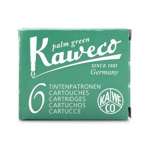 Kaweco Ink Cartridges 6 pk - Palm Green