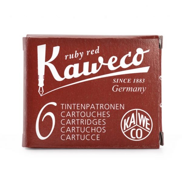 Kaweco Ink Cartridges 6 pk - Ruby Red