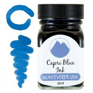 Monteverde Ink Bottle 30ml - Capri Blue