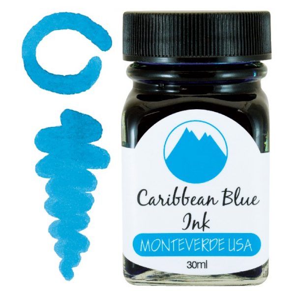 Monteverde Ink Bottle 30ml - Caribbean Blue