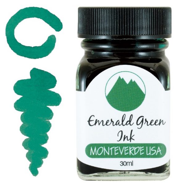 Monteverde Ink Bottle 30ml - Emerald Green