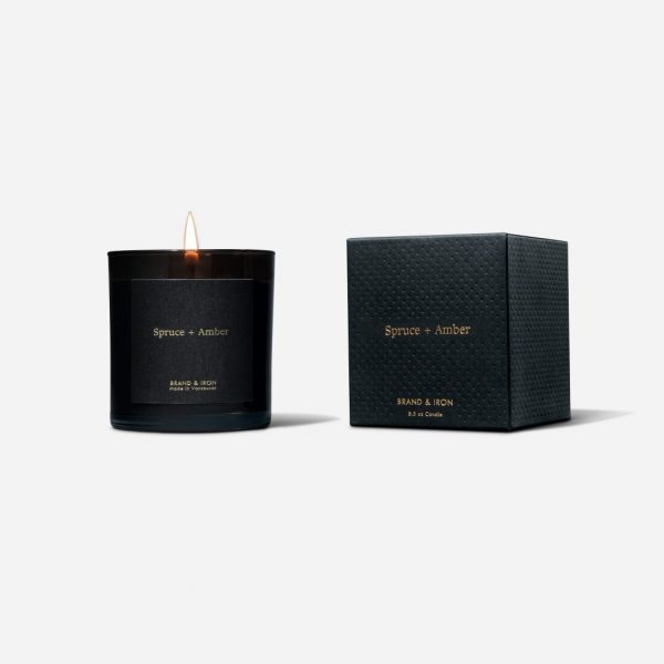 Brand & Iron Candle - Spruce + Amber