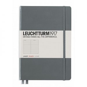 Leuchtturm 1917 Medium A5 Ruled Notebook - Anthracite