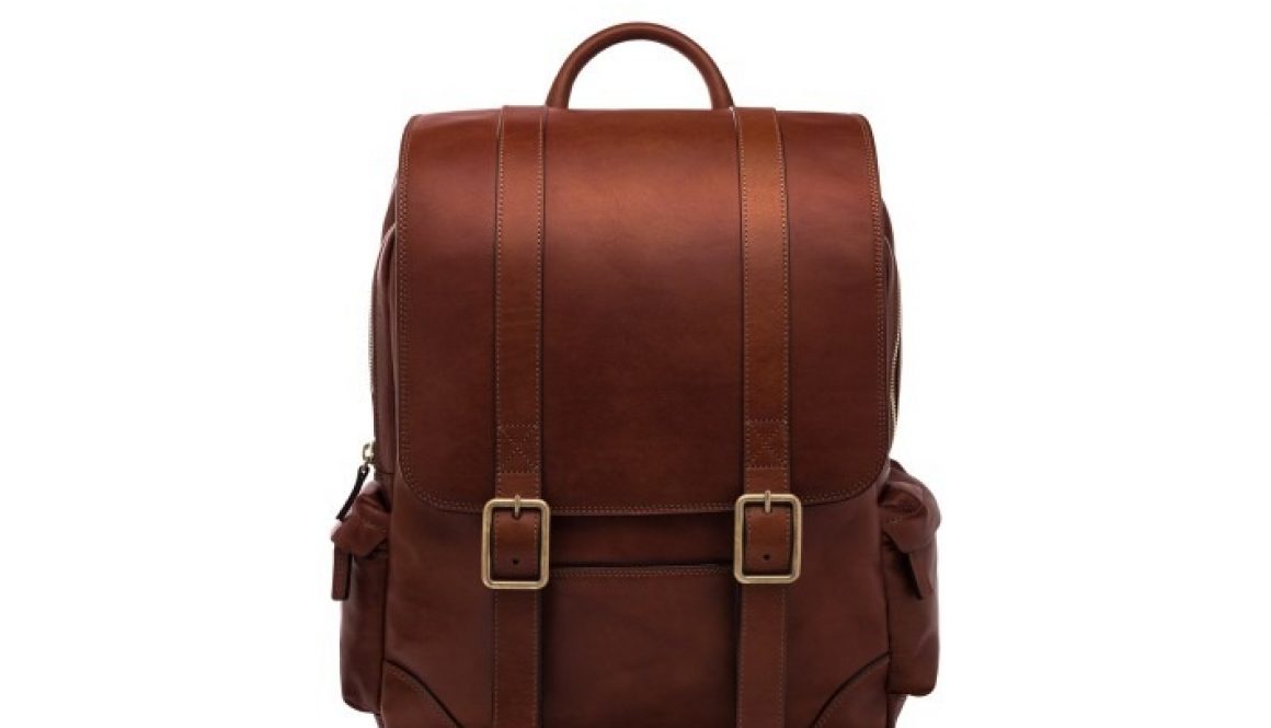 Bosca Dolce Cafe Leather Backpack