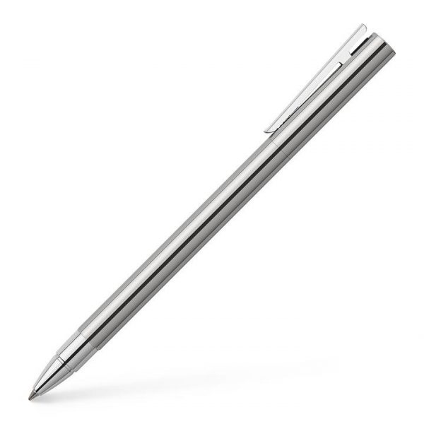 Faber-Castell NEO Slim Rollerball Pen - Shiny Stainless