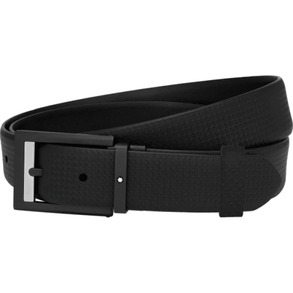 Montblanc Black cut-to-size casual belt