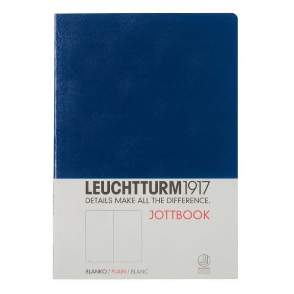 Leuchtturm 1917 Notebook (A5) Jottbook Blank- Navy