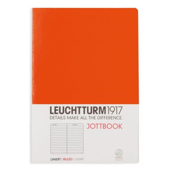 Leuchtturm 1917 Notebook (A5) Jottbook Lined- Orange