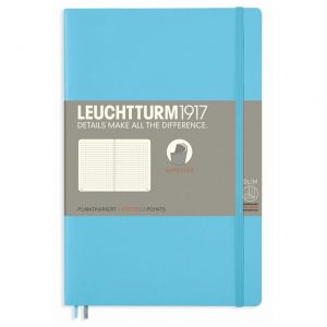 Leuchtturm Notebook (B6+) Dot Softcover- Ice Blue