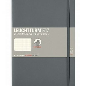Leuchtturm B5 Notebook Dot Softcover - Anthracite