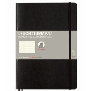 Leuchtturm B5 Notebook Dot Softcover - Black