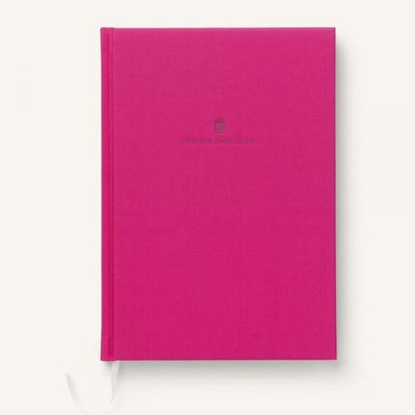 Graf-Von-Faber-Castell A5 Linen-bound Books - Electric Pink