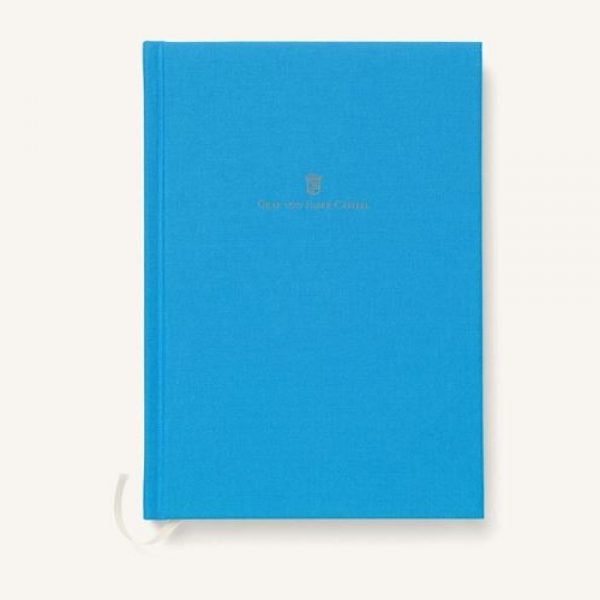 Graf-Von-Faber-Castell A5 Linen-bound Books -Gulf Blue