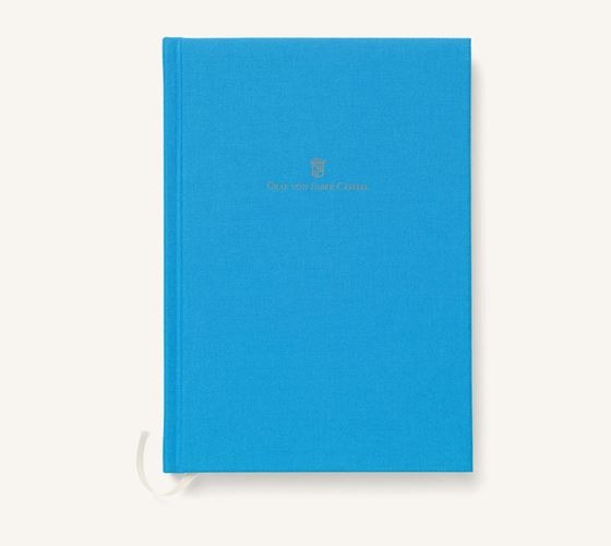 Graf-von-faber-castell linen bound A5 book gulf blue