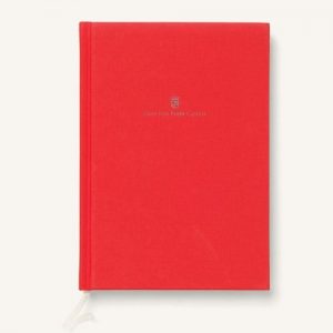 Graf-Von-Faber-Castell A5 Linen-bound Books -India Red