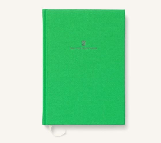Graf-von-faber-castell linen bound A5 book viper green