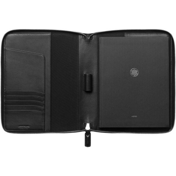 Montblanc Soft Grain Notebook Holder with external pocket
