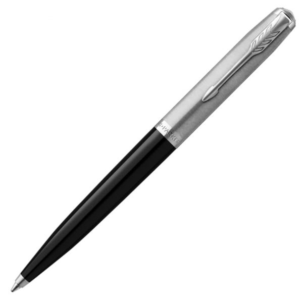PARKER 51 Black Resin Chrome Trim Ballpoint Pen