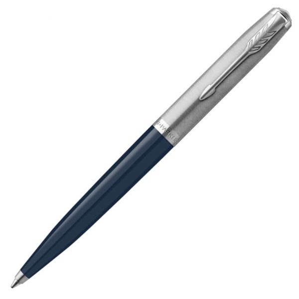 PARKER 51 Midnight Blue Resin Chrome Trim Ballpoint Pen