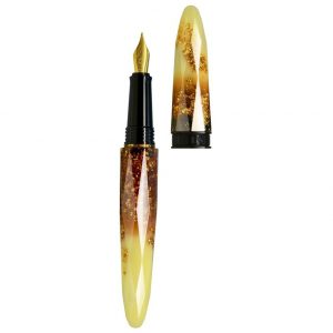 BENU Luminous Amber Briolette Fountain Pen