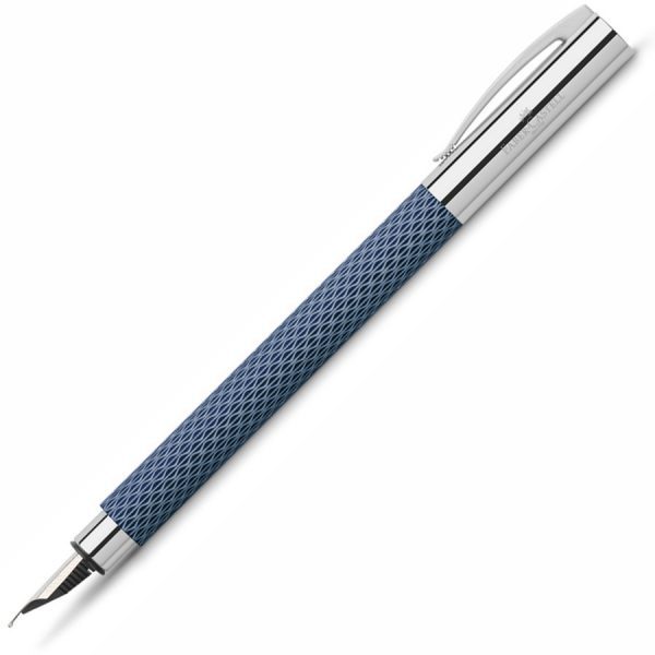 Faber-Castell Ambition Fountain Pen Op-Art Deep Water Blue