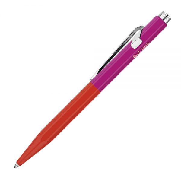 Caran D'Ache 849 PAUL SMITH Warm Red & Melrose Pink Ballpoint Pen - Limited Edition