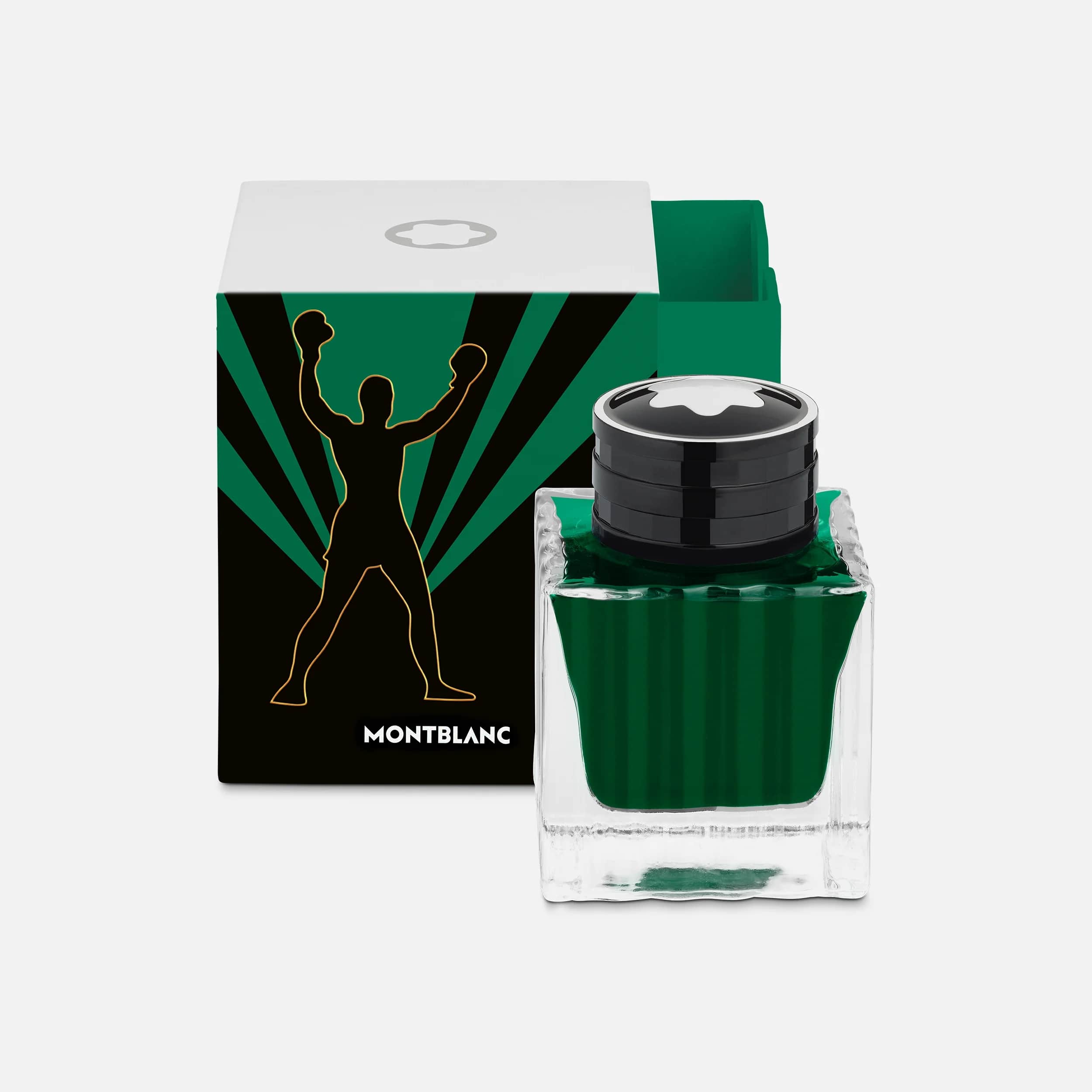 Montblanc Ink bottle 50 ml, green, Great Characters Muhammad Ali
